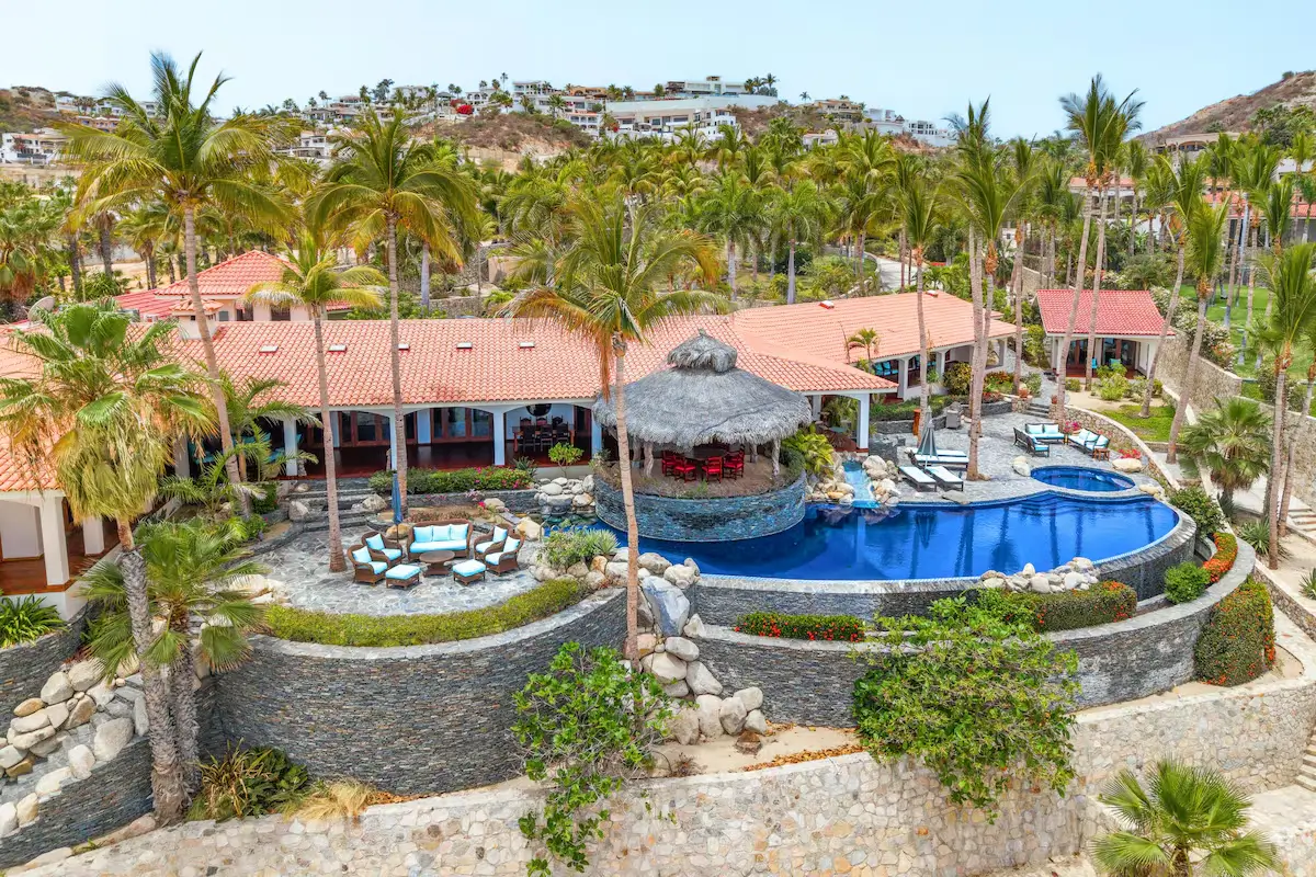 Beachfront Homes for Sale in Cabo San Lucas in Palmilla with swimmable beach access and private oceanfront villas