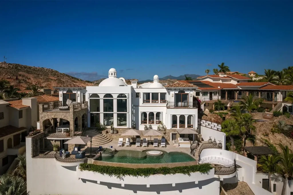 Beachfront Homes for Sale in Cabo San Lucas featuring luxury oceanfront estates with panoramic Sea of Cortez views in 2026